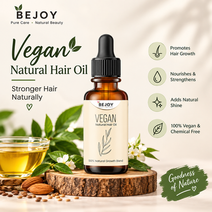 100% Vegan Natural Hair Oil