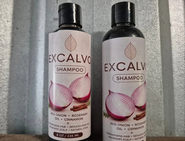 Excalvo Onion Shampoo Twin Pack (2 x Bottles)